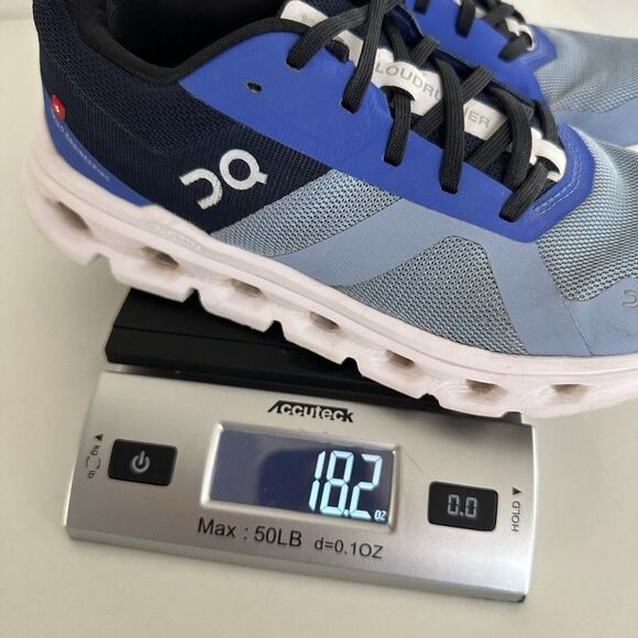 ON Running Cloud Cloudrunner Chambray Blue Midnight Running Shoes Women's Size 8 - Picture 12 of 12